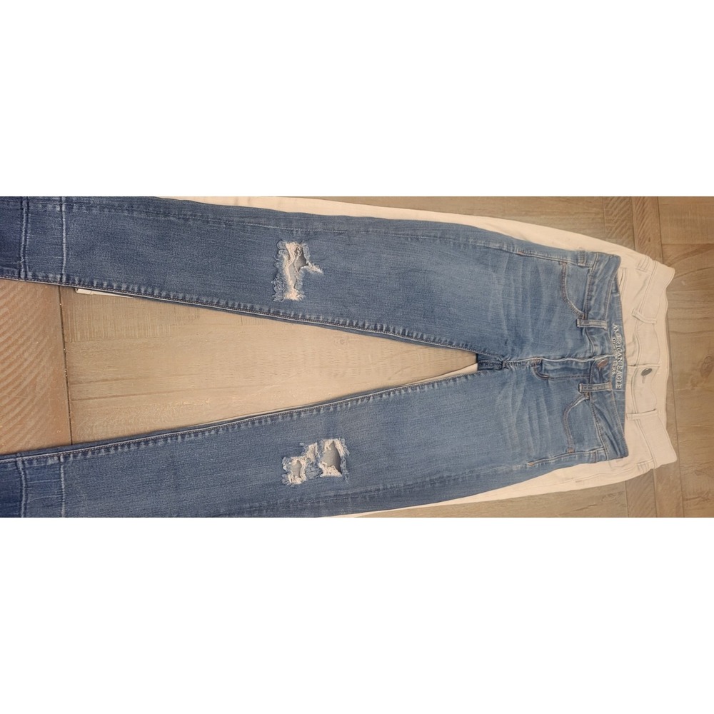 Blue Jeans Lot 2   American Eagle Loft 26x28 Zip Pockets‎